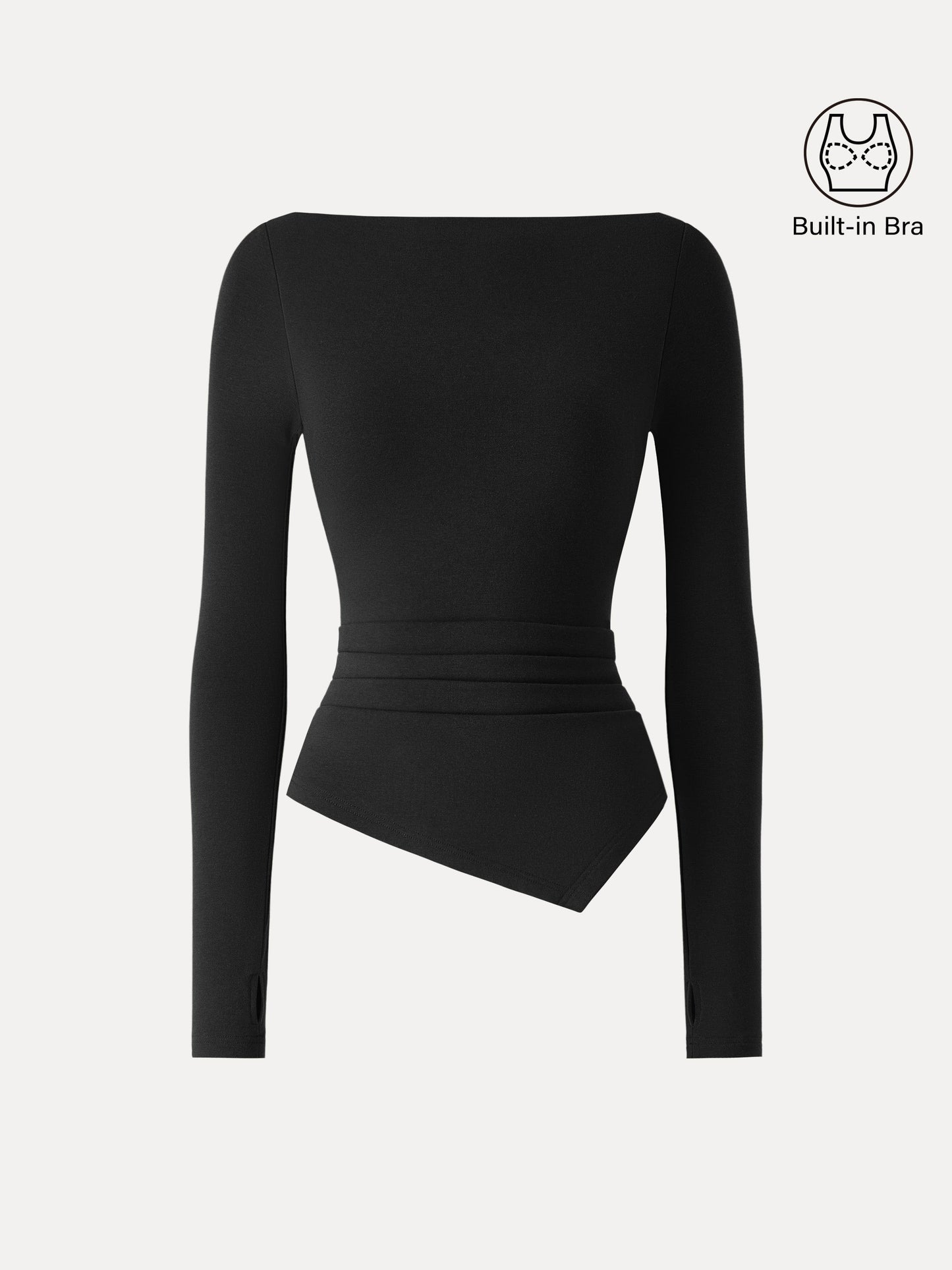 ProWarm asimetrične naramenice s bočnim izrezom i bočnim utorima