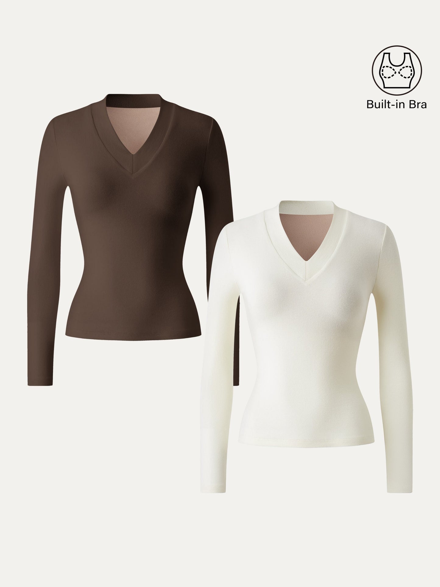 Coco | Bramijev osnovni top sa širokom kravatom i V-izrezom