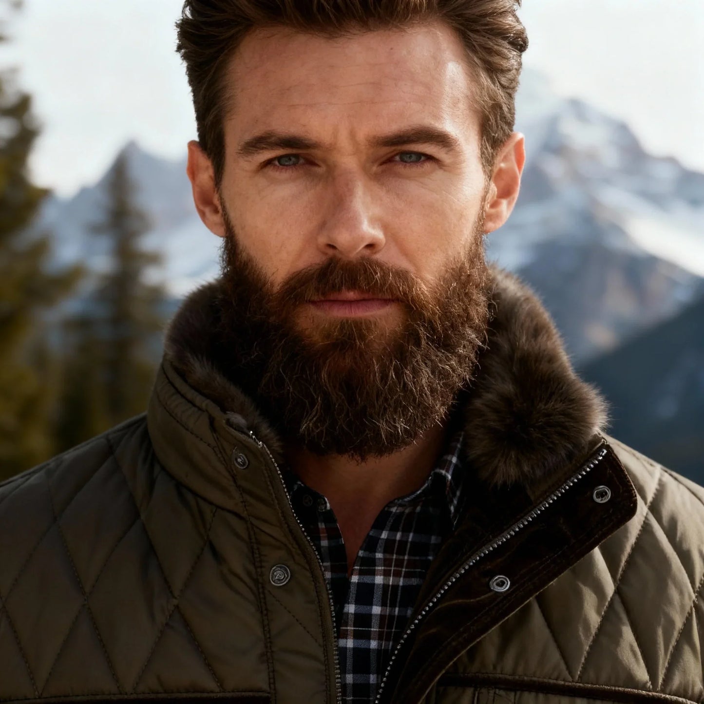 Bennett | Kurtka zimowa z pluszowym futerkiem i pikowaniem