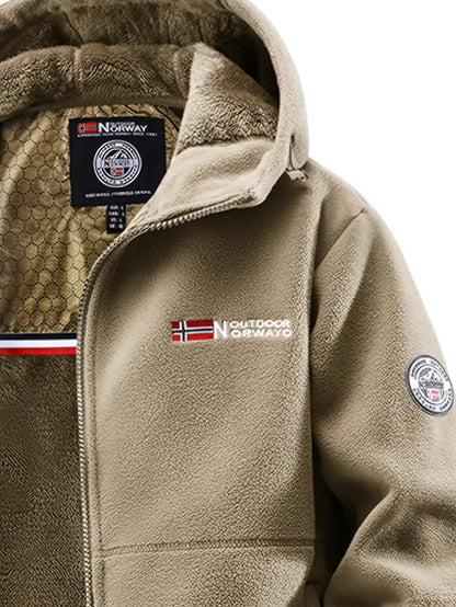 Nathaniel | Zimowa Kurtka Termiczna Fleece