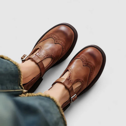 Risla | Skórzane Mary Janes