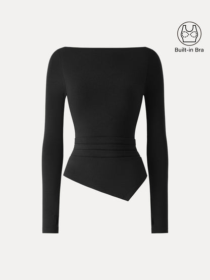 ProWarm asimetrične naramenice s bočnim izrezom i bočnim utorima 