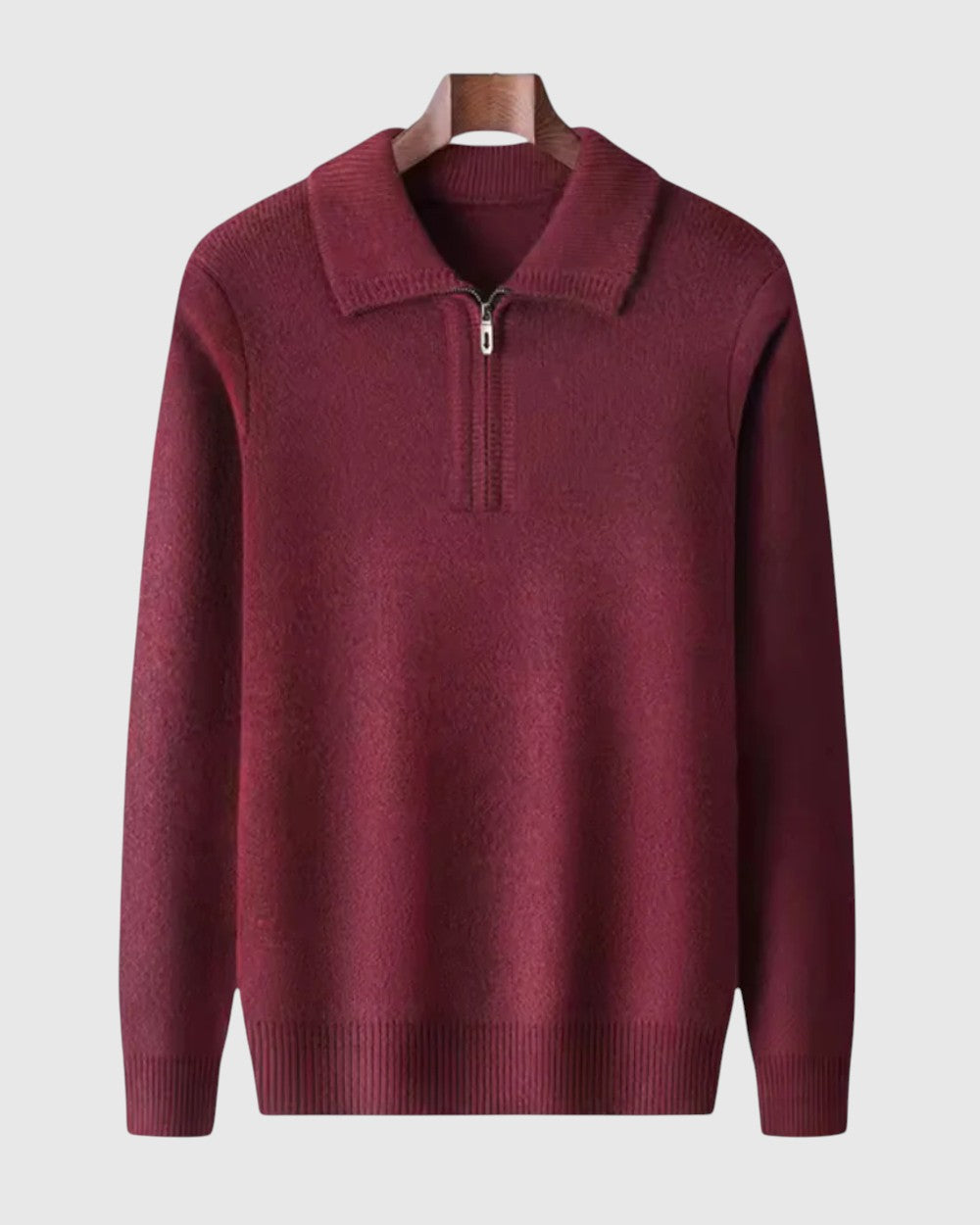 Coco - Kaszmirowy sweter z ćwierć zamkiem Gstaad