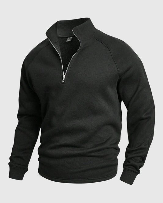 Coco - Premium sweter z polo zamkiem