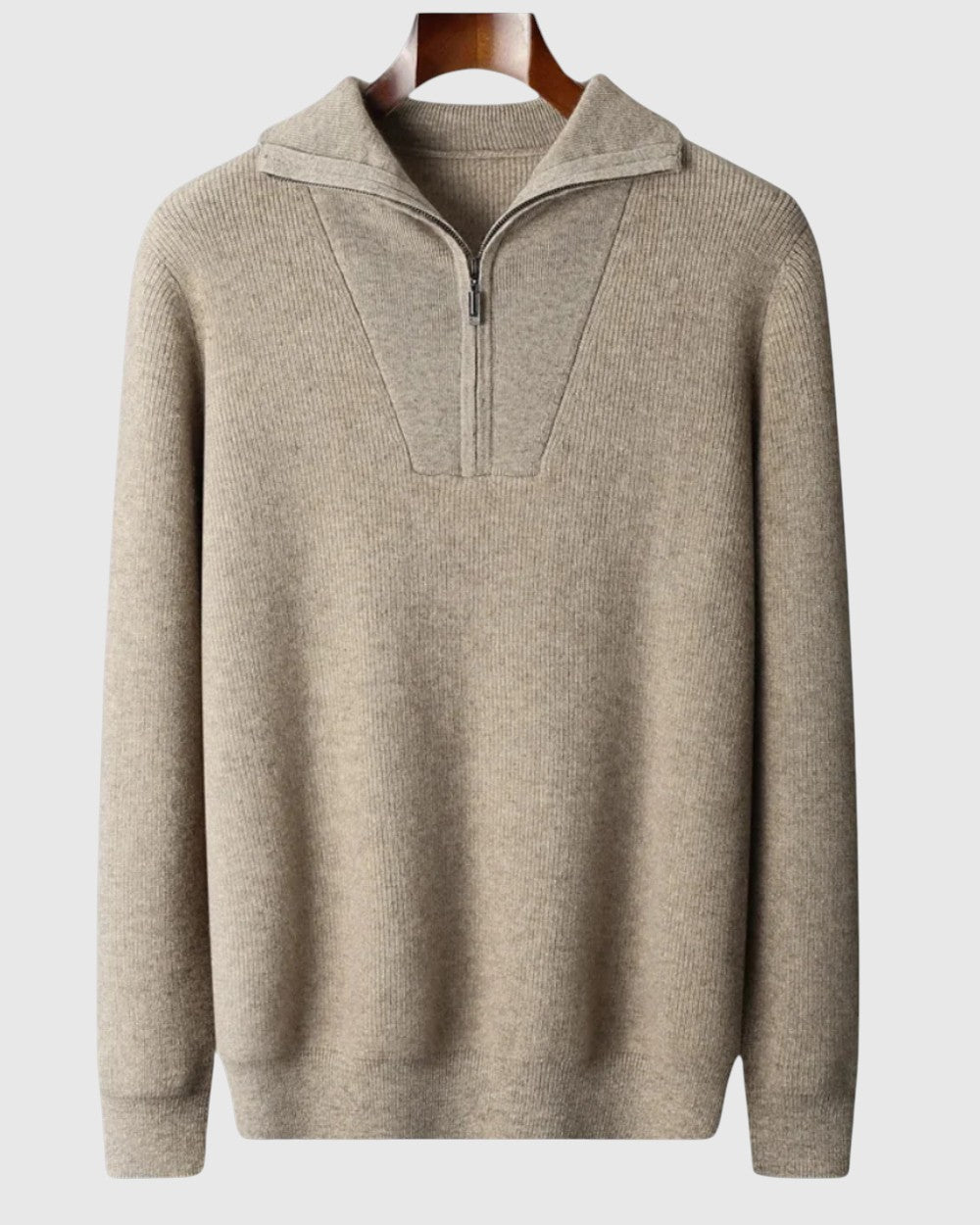 Coco - Kamizelka Portofino z kaszmiru z półzamkiem