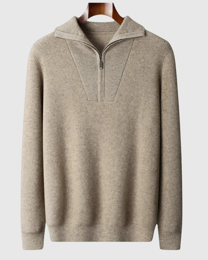 Coco - Kamizelka Portofino z kaszmiru z półzamkiem