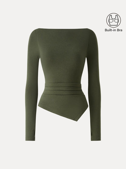 ProWarm asimetrične naramenice s bočnim izrezom i bočnim utorima 