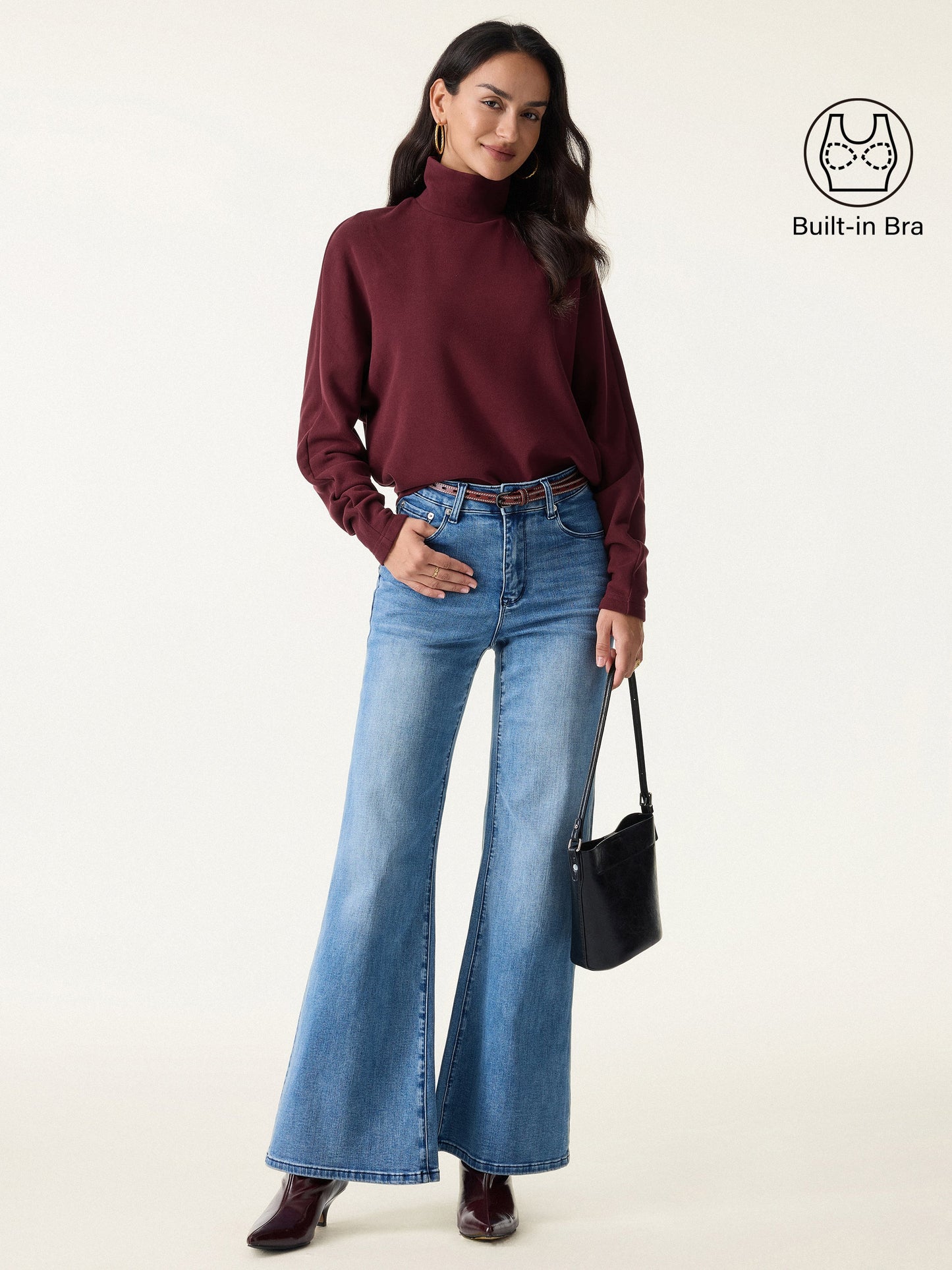 Coco | Ugodna, topla dolčevita s rukavima šišmiš krila marke Brami 