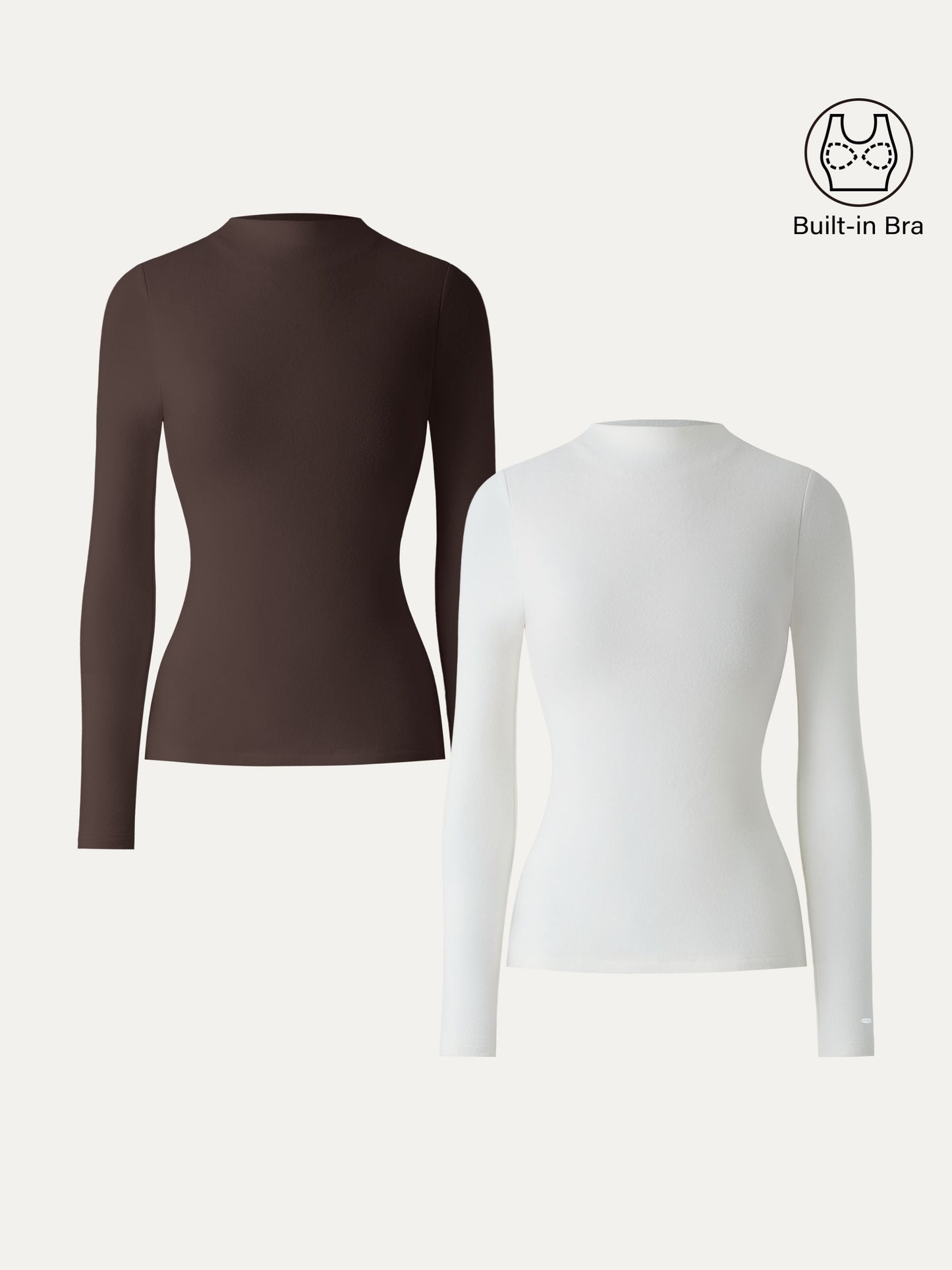 Coco | MaxWarm Brushed Mockneck z długim rękawem Brami