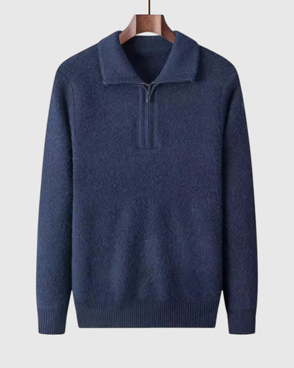 Coco - Kaszmirowy sweter z ćwierć zamkiem Gstaad