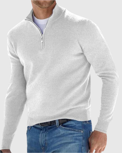 Coco - Elegancki sweter z zamkiem