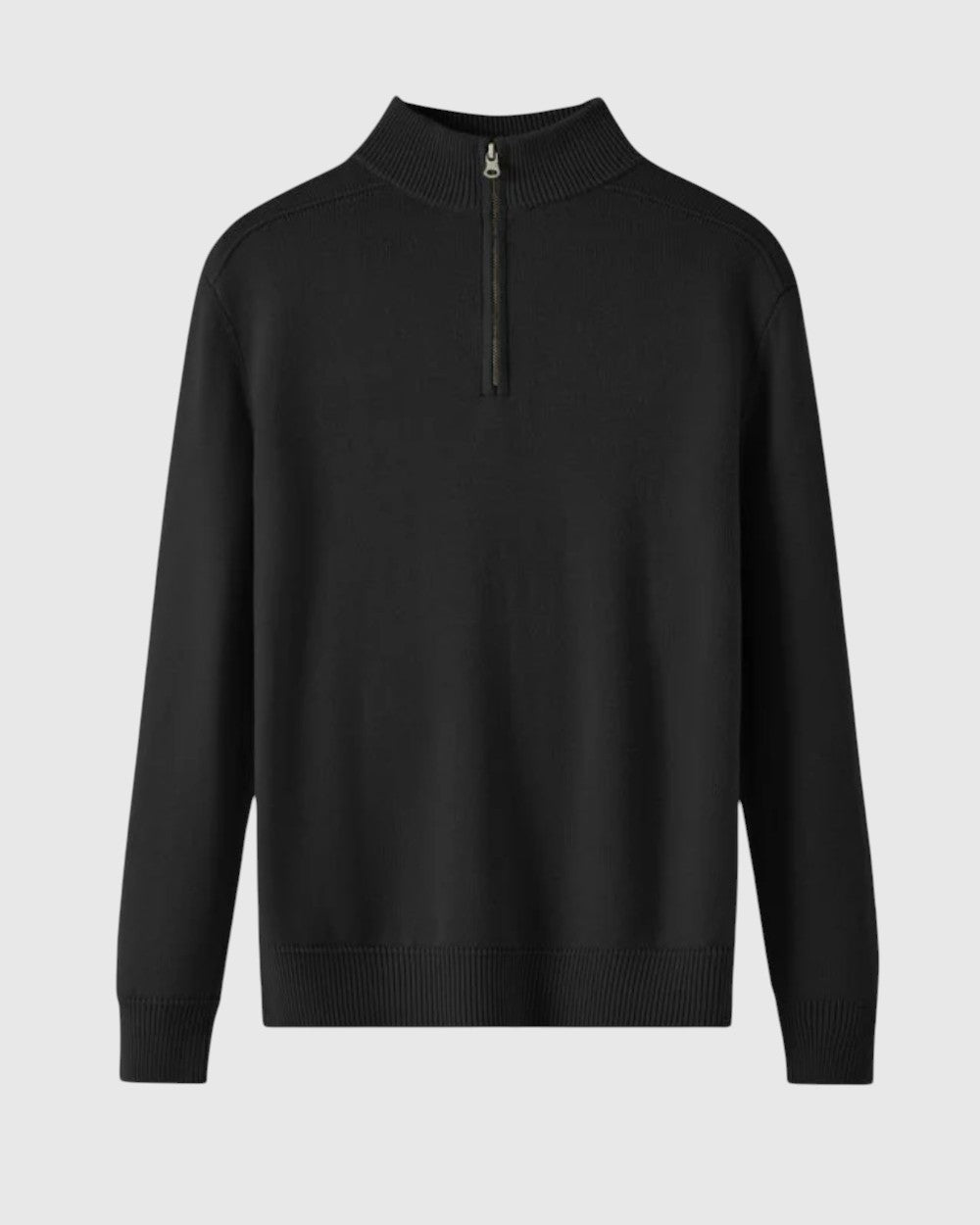 Coco - Sweter Capri z wełny merino z zamkiem błyskawicznym