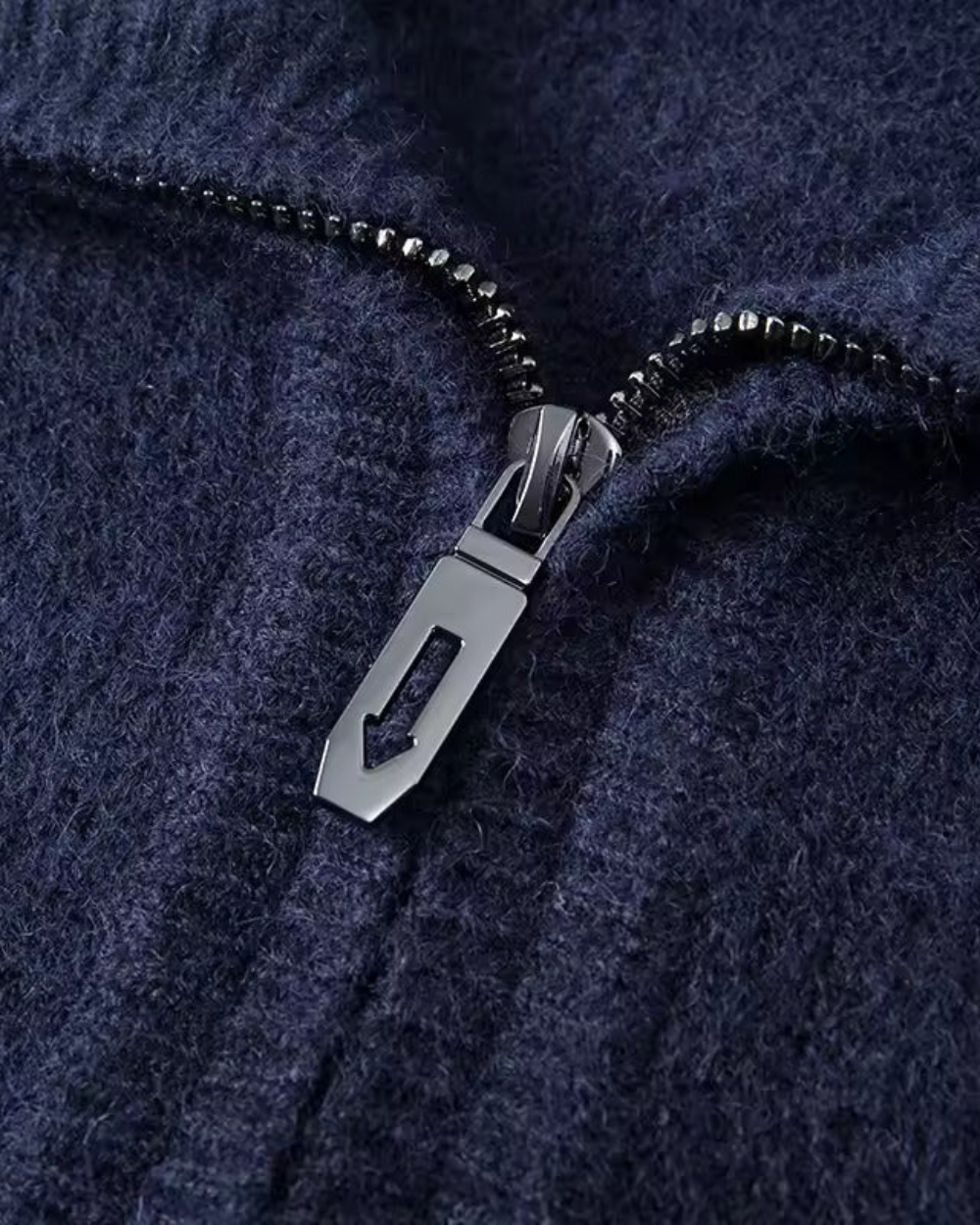 Coco - Kaszmirowy sweter z ćwierć zamkiem Gstaad