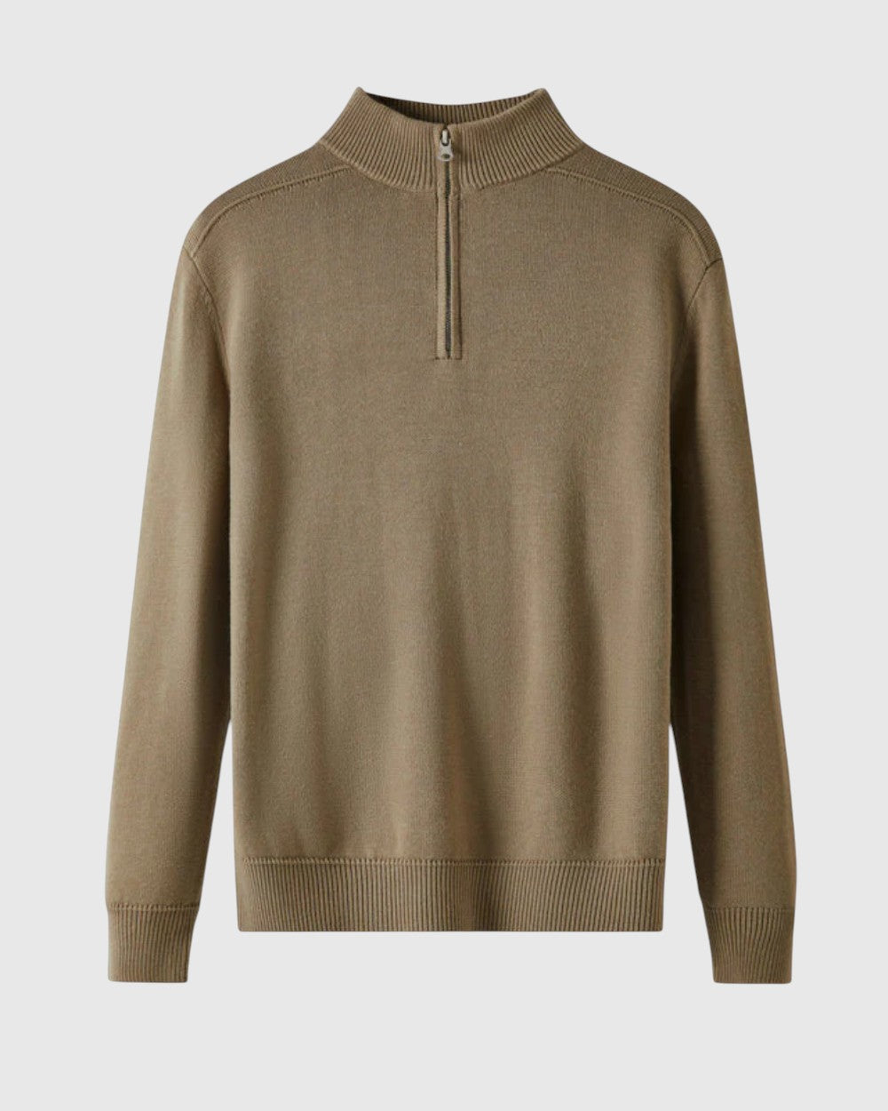 Coco - Sweter Capri z wełny merino z zamkiem błyskawicznym