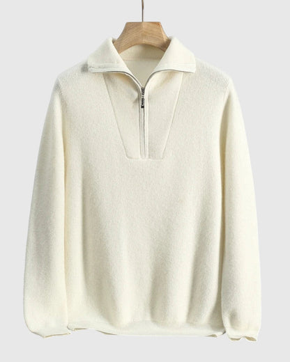 Coco - Kamizelka Portofino z kaszmiru z półzamkiem