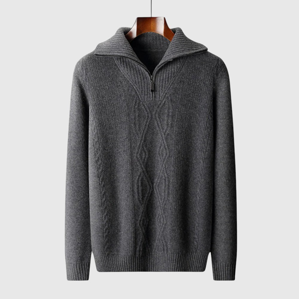 Coco - Kamizelka z zamkiem Taranto z wełny merino