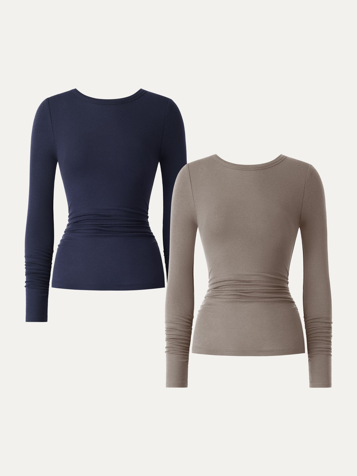 Coco | Top z kaszmiru lyocell z marszczeniami na rękawach