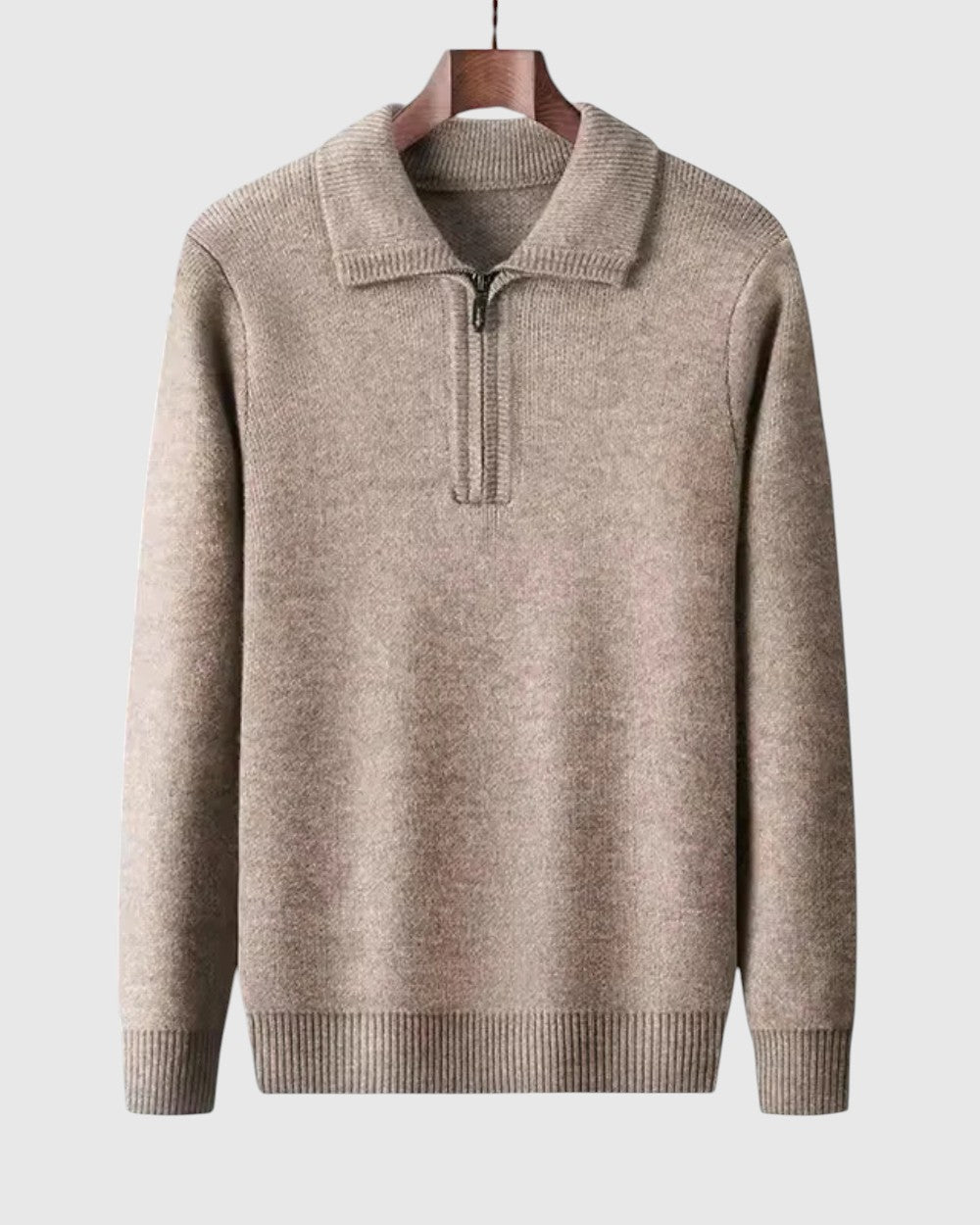 Coco - Kaszmirowy sweter z ćwierć zamkiem Gstaad