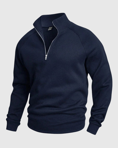 Coco - Premium sweter z polo zamkiem