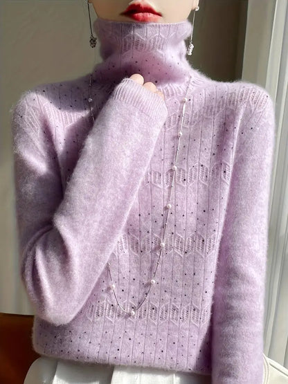 Coco - Elegancki i Wygodny Sweter z Golfem dla Kobiet