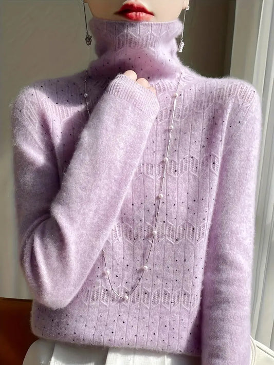 Coco - Elegancki i Wygodny Sweter z Golfem dla Kobiet