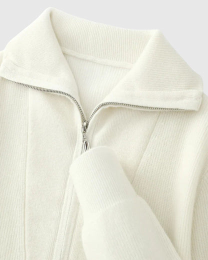 Coco - Kamizelka Portofino z kaszmiru z półzamkiem