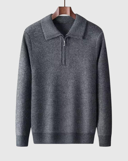 Coco - Kaszmirowy sweter z ćwierć zamkiem Gstaad