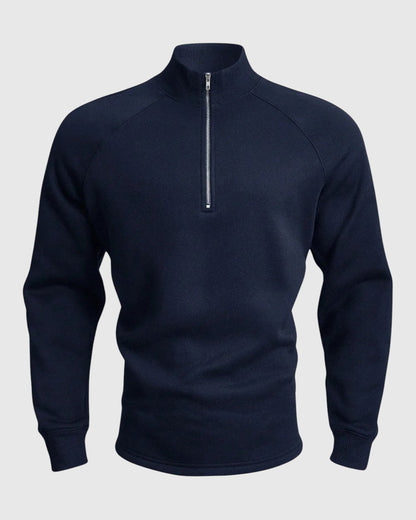 Coco - Premium sweter z polo zamkiem