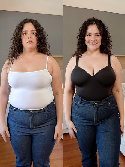 Coco – Modelująca koszulka z wbudowanym biustonoszem