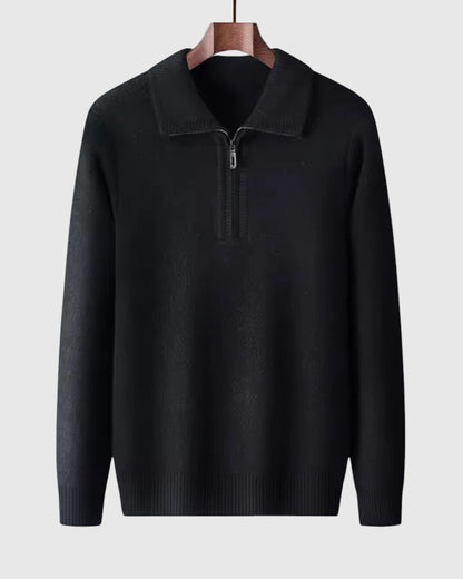 Coco - Kaszmirowy sweter z ćwierć zamkiem Gstaad