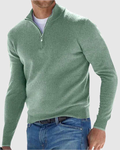 Coco - Elegancki sweter z zamkiem