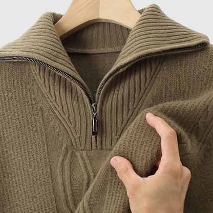 Coco - Kamizelka z zamkiem Taranto z wełny merino