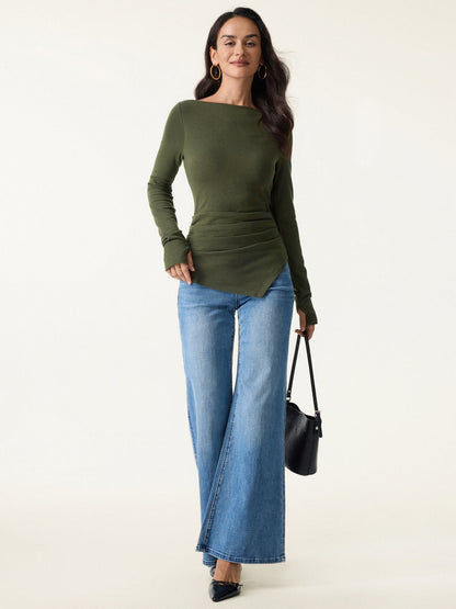 ProWarm asimetrične naramenice s bočnim izrezom i bočnim utorima 