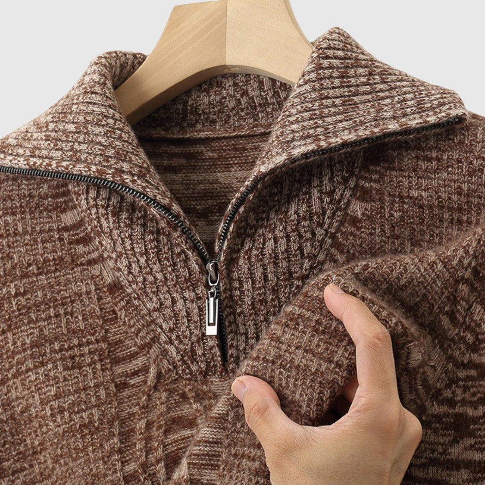 Coco - Kamizelka z zamkiem Taranto z wełny merino