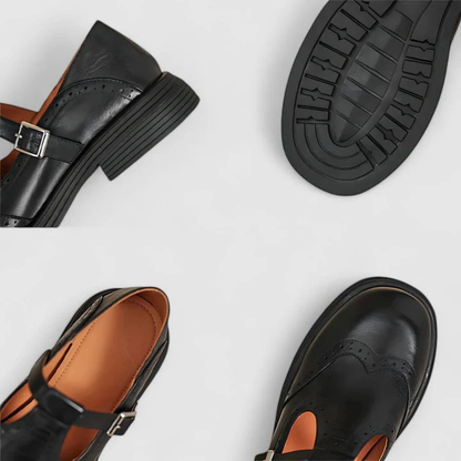 Risla | Skórzane Mary Janes