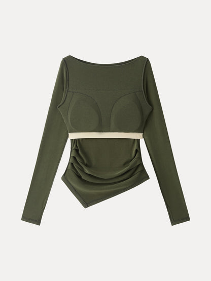 ProWarm asimetrične naramenice s bočnim izrezom i bočnim utorima 