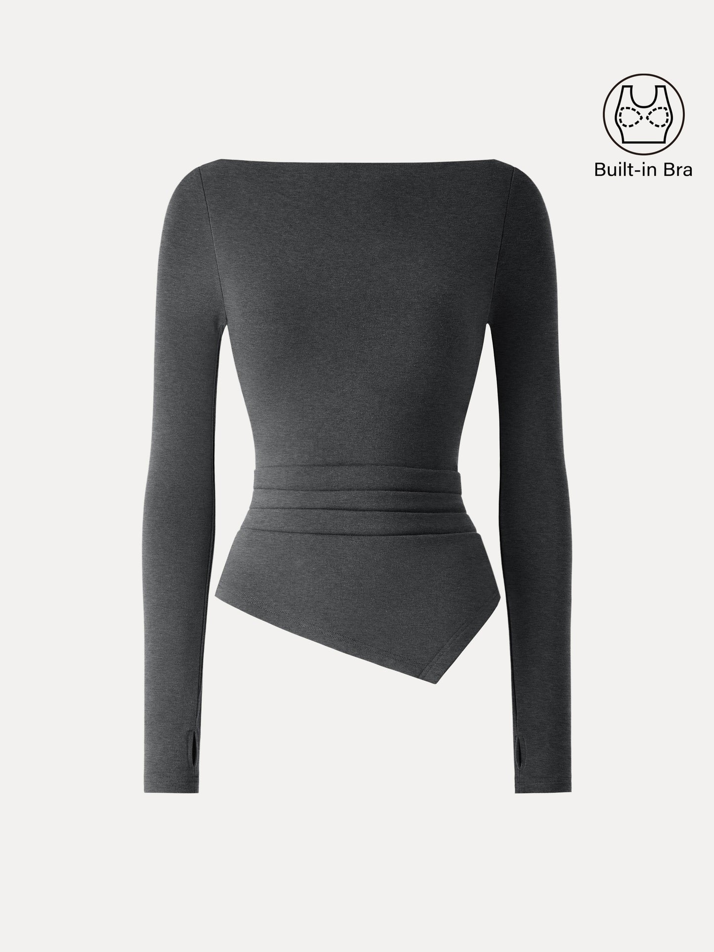 ProWarm asimetrične naramenice s bočnim izrezom i bočnim utorima 