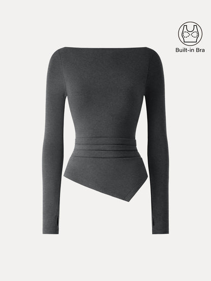 ProWarm asimetrične naramenice s bočnim izrezom i bočnim utorima 