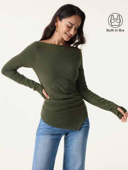 ProWarm asimetrične naramenice s bočnim izrezom i bočnim utorima 