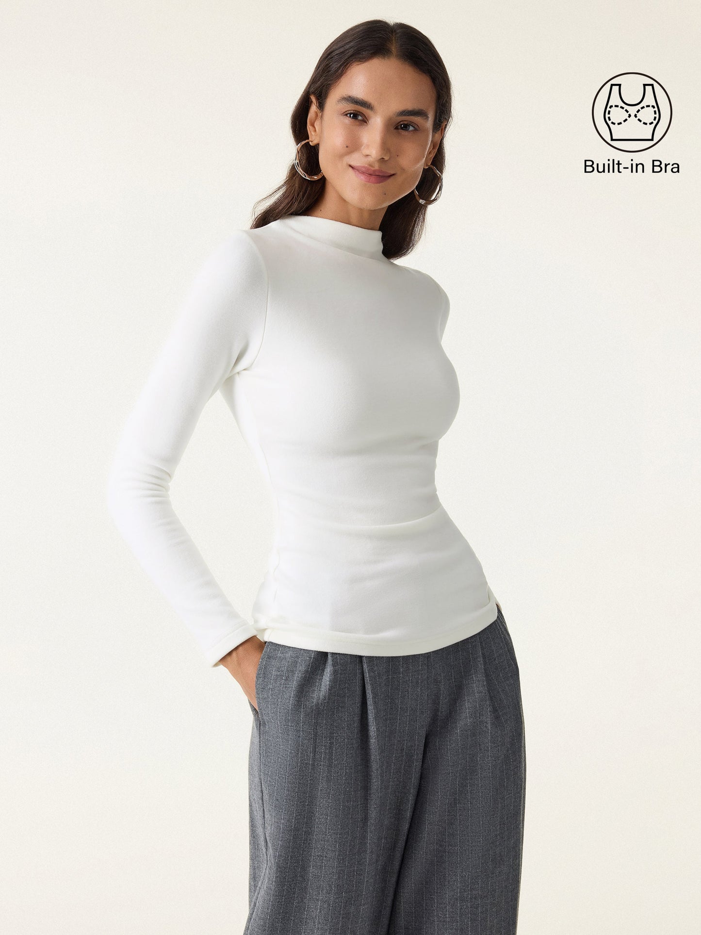 Coco | MaxWarm Brushed Mockneck z długim rękawem Brami