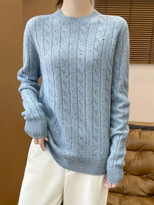 Coco | Klasyczny sweter z splotem