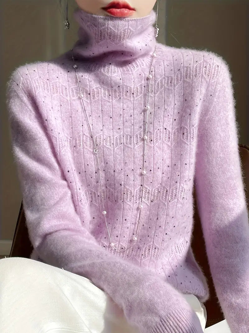 Coco | Miękki Sweter z Golfem dla Kobiet