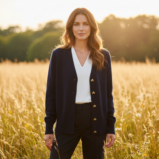 Coco – mekani kardigan s gumbima u obliku srca