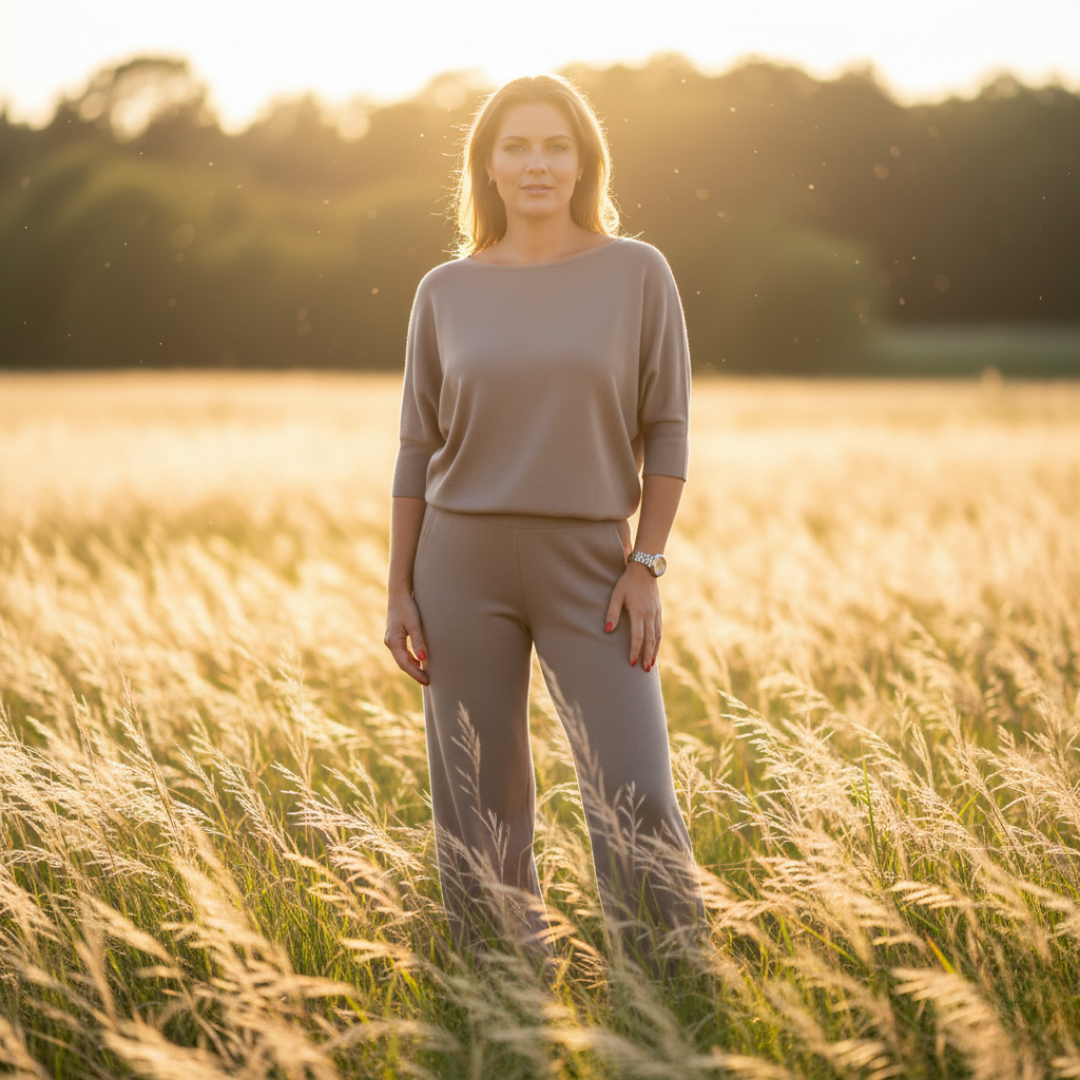 Coco - Elegantni set od 3 dijela: dugi kardigan, košulja i hlače