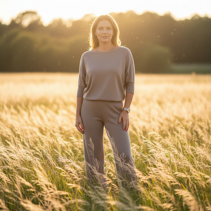 Coco - Elegantni set od 3 dijela: dugi kardigan, košulja i hlače