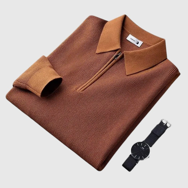 Coco - Elegancka męska bluza z zamkiem