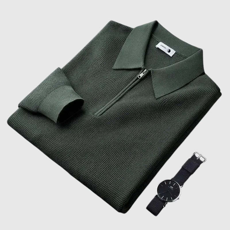 Coco - Elegancka męska bluza z zamkiem