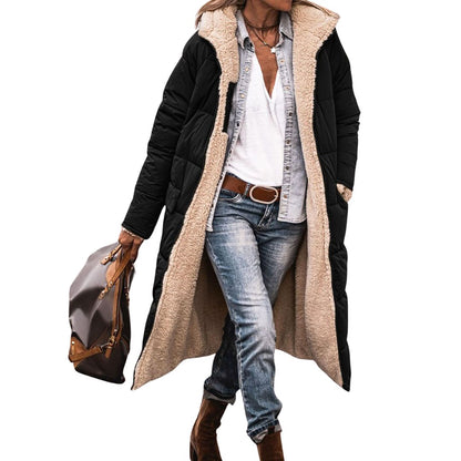 Fairford | Odwracalny Puchowy Płaszcz z Wełnianą Podszewką