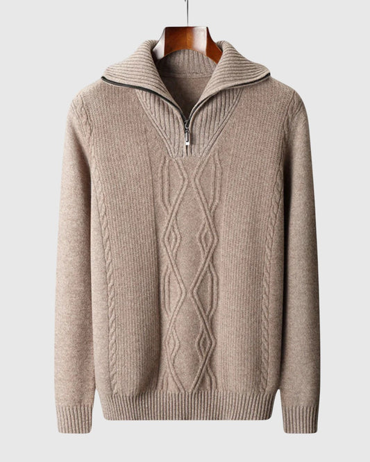 Coco - Kamizelka z zamkiem Taranto z wełny merino