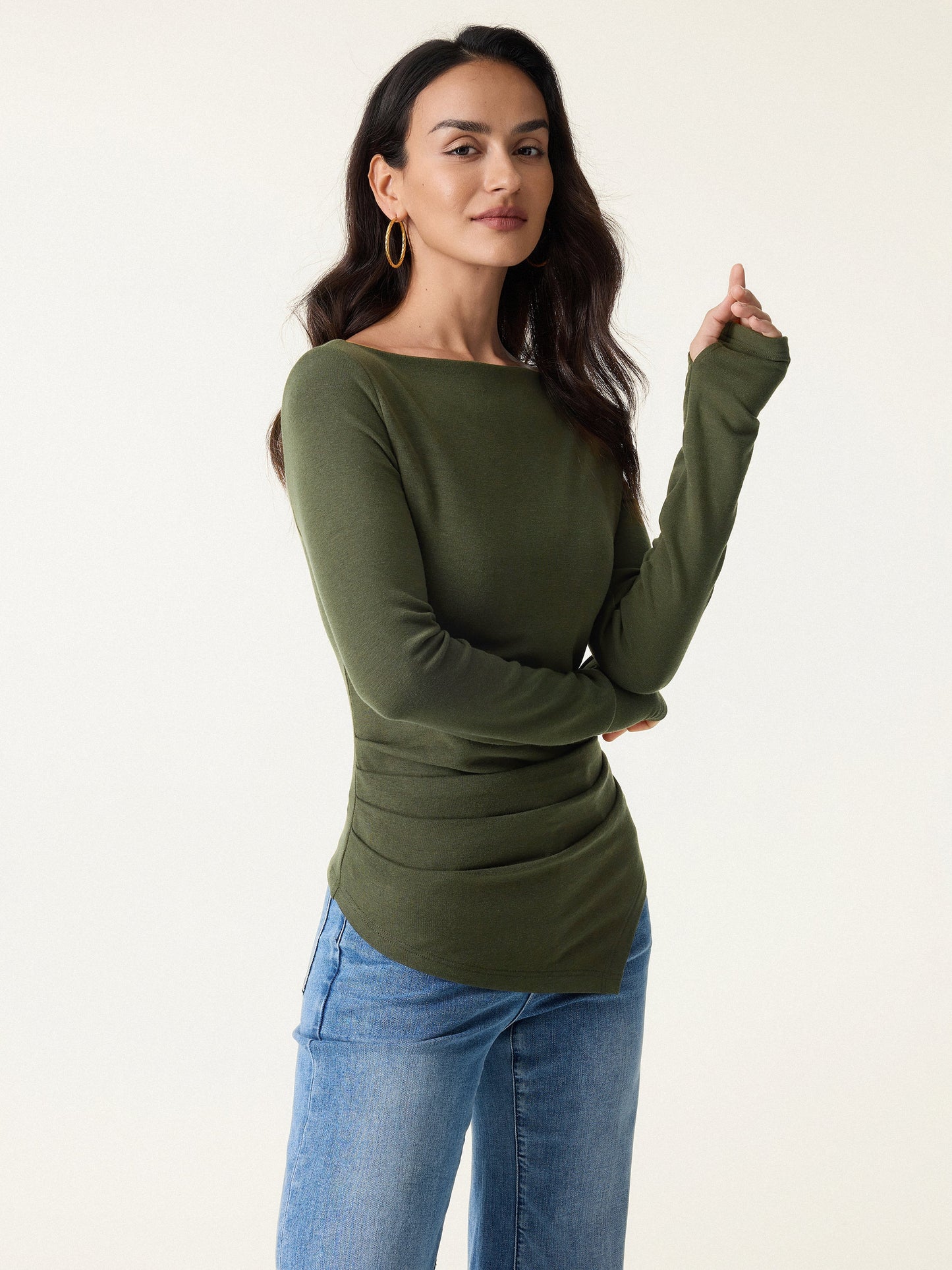 ProWarm asimetrične naramenice s bočnim izrezom i bočnim utorima 